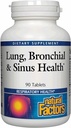 Naturlige faktorer Lung, Bronchial & Sinus Helse - Respiratorisk Helse Supplement - Støtter Lung & Sinus Helse - Støtter Sunn Lung Tissue & Mucus Konsistens - 90 tabletter (90 Serveringer)