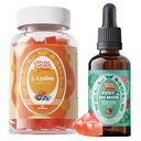 Well&Whole L-Lysine Gummies 1000mg and Sulforaphane Supplement from Broccoli Sprouts for Kids
