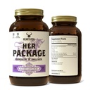 HEART & SOIL – Her Package – 100% Grass Fed & Finished Ovary, Uterus, Liver, & Kidney – Helps Maintain Hormone Balance & Reproductive Wellness - Menstrual & Menopause Support – 180 Capsules