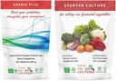 Cutting Cultures Prebio Plus Fibic Fiberer Best A mida Fusionador de Prebiotics Fibers Diatari suplementaris 8 oz.