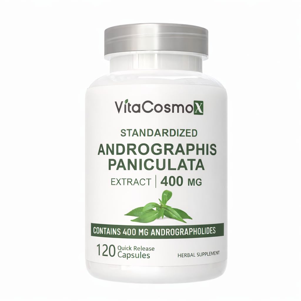 Andrographic Paniculata, 400 mg, 120 Capsules, Non-GMO, Gluten-Free, Quick-Release Capsules