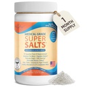 Dr. Liz Cruz Super Salts - Electrolytes, Hydrating Powder w/ Sodium, Magnesium, Calcium, Potassium, Curbs Cravings, No Sugar or Artificial Flavoring