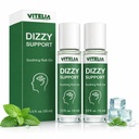 Vertigo Relief Anti-Dizzy Roll-on, Vertigo Ease Roll-On Supports Balance for Temples, Neck & Behind Ears (2)