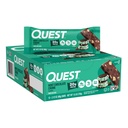 Quest Nutrition Mint Chocolate Chunk Protein Bars, 20g Protein, 1g Sugar, 4g Net Carb, High Fiber, Gluten Free, Keto Friendly, 12 Count