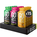 BARE PERFORMANCE NUTRITION, BPN Go Gel Endurance, 24g of Carbohydrates & 100 Calories per Pack, Vegan + Gluten Free Running Gel, 15 Single-Serving Variety Pack