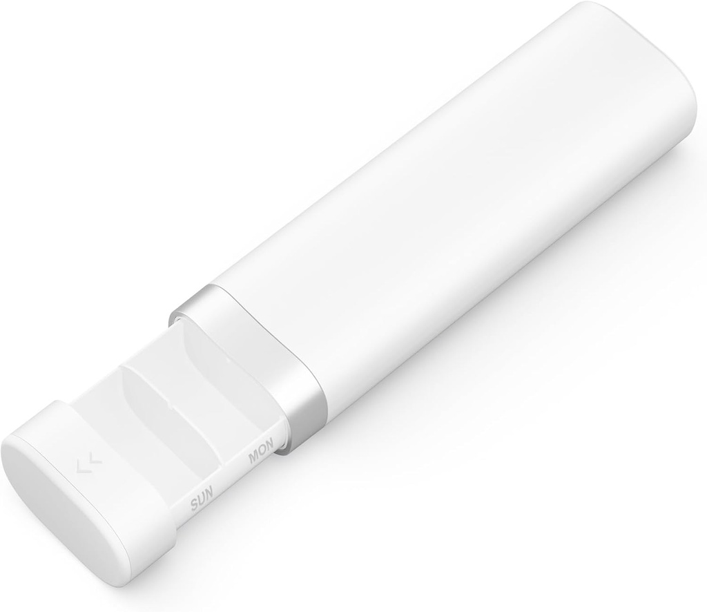 Sách Odaro Travel Pill Piganzer, Small Pill Box 7 ngày, Hộp dược phẩm mỗi ngày, 7 sự so sánh giữa thuốc men, vitamin và thuốc bổ trợ