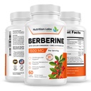 Berberine HCL Supplement 1500mg, Berberine with Ceylon Cinnamon, Bitter Melon - Supports Immune, Digestion & Liver Health, Non-GMO, 60 Capsules
