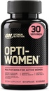 Optimale voeding Opti-Vrouwen Dagelijkse Multivitamine voor vrouwen, Immuun Ondersteuning Supplement met ijzer, 30 dagen levering, 60 telling, (Verpakking mei Vary)