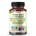 Ultra All-in-1 Yerba Mate, L-Theanine, Rhodiola & Panax Ginseng – Supports Mental Focus & Natural Energy – 150 Capsules