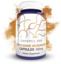 Nootropics Depot Lions Mane Mushroom Capsules | 500mg | 60 Count | Hericium erinaceus | Whole Fruiting Body Mushroom Extract | Brain Health Supplement | Neuroprotective + Boosts Mood