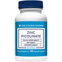 The Vitamin Shoppe Zinc Picolinate - Superior Absorption Immune Support | Highly Bioavailable | 100 Capsules | Skin Health