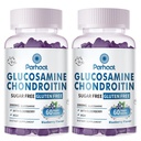 Glucosamine Chondroitin Gummies with MSM & Elderberry Extra Strength - Joint Support, Antioxidant Immune Support Supplement for Adults, Men & Women.Blueberry-2pack