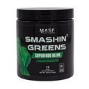 MASF Supplements Smashin' Greens Superfood Organic Blend - 15 Servings - Boost Energy, Immune Support, Digestive Health with Organic Wheat Grass, Spirulina, Chlorella - NSF Certified