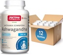 Jarrow Formulas Ashwagandha 300 מ"ג - 120 קפסולות Veggie - Total Health & Resistance to Fatigue - תוספת תמיכה Endurance, Recovery & Cognitive Health - 60 משרתות (Pack of 12)
