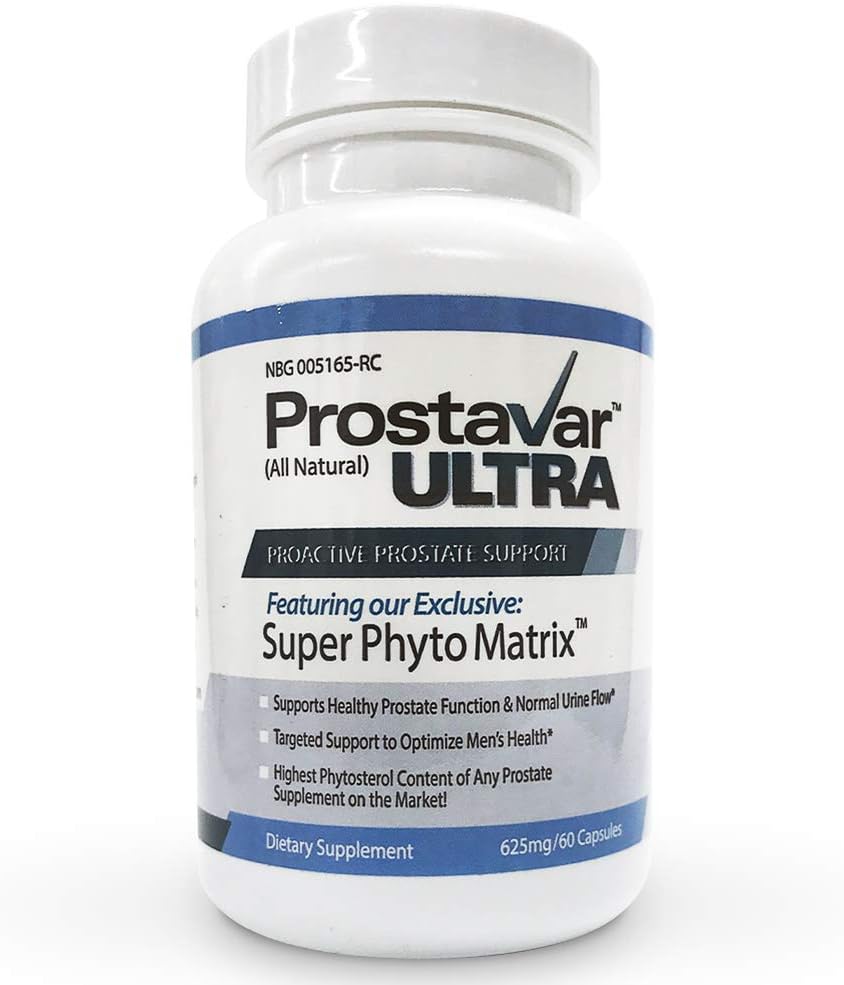 1 בקבוק חדש שיפור מ Maker of Original Prostavar Ultra Prostate תמיכה 625 מ"ג 90% Beta-Sitosterol & 320 מ"ג Saw Palmetto + Grape Seed לחלץ