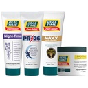 Real Time Pain Relief Convenience Pack: 3oz MAXX Glide, 3oz PR-26 Glide, 3oz Night Time Glide & 4oz Foot Cream for Hands, Feet, Ankles, Back, Shoulders, Knees & Joints Relief