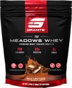Granittillskott Meadows Whey Protein Isolate Proteinpulver för Lean Muscle med 150 kalorier, 2g Fiber, 1g Sugar (30 portioner), Rich Chocolate smak