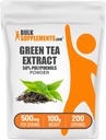 BulkSupplements.comgreen Tea Extract Powder - 50% Polyphenols Supplement, EGCG Supplements - Gluten Free, 500mg per Serving, 100g (3.5 oz) (Pack of 1)