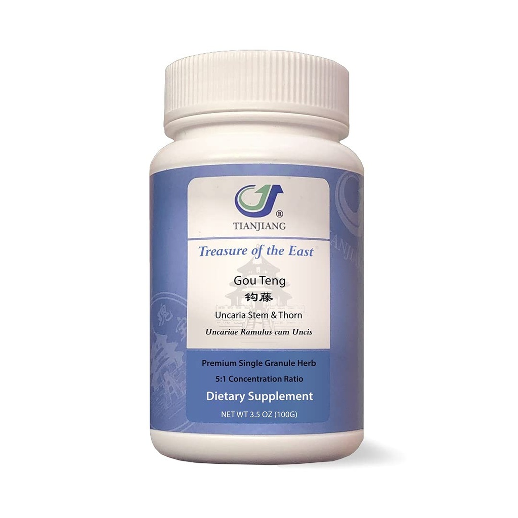 Treasure of The East, Uncaria Stem and Thorn - Gou Teng (5:1 Concentrated Herbal Extract Granules, 100g)