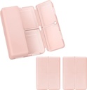 FYY Daily Pill Organizer,2 Pcs 7 Konqreativ Pill Case Travel Pill Organizer, [Folding Design] Vitaminlər,Cod Liver Oil,Supplements və Drug-Pink