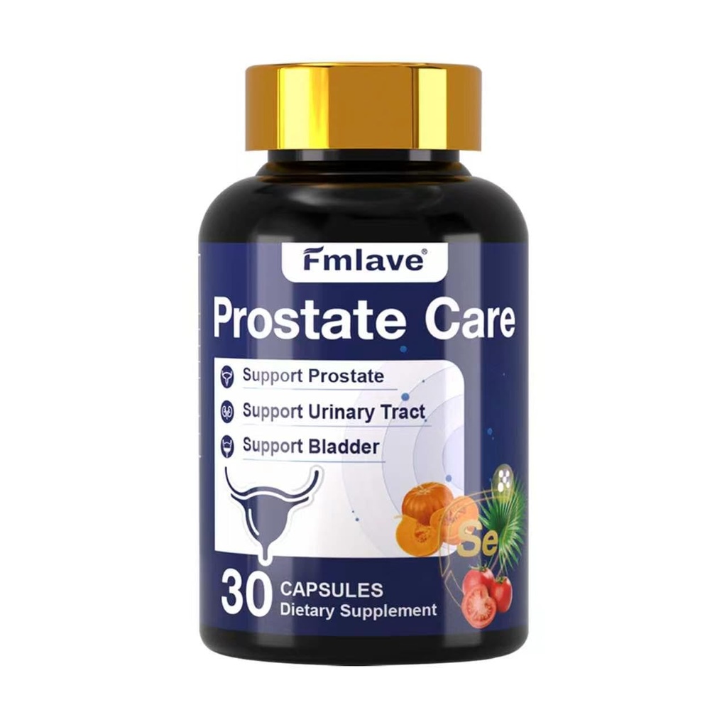Prostate Care Supplement for Men - High-Potency Saw Palmetto, Zinc, Lycopene, Pumpkin Seed Oil - Supports Urinary Tract Health, Bladder Control & Better Sleep - Men's Health Formula 30 Capsules