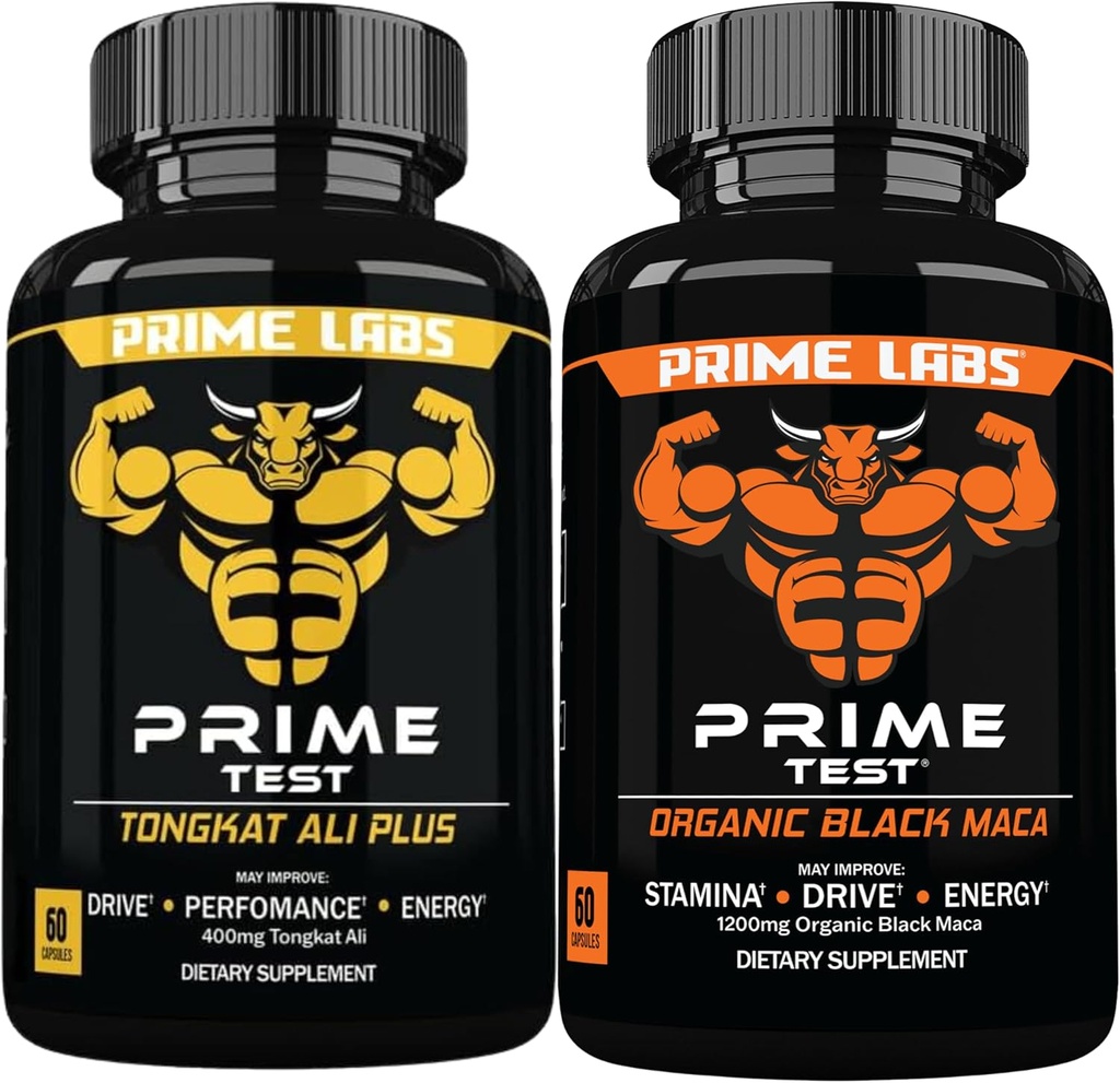 Prime Labs Tongkat Ali Plus (60 кт) + органические капсулы черного мака (60 кт)
