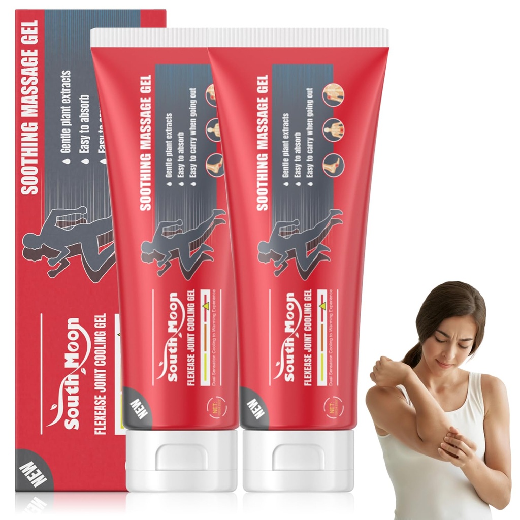 2pcs Joint Purple Gel,Soothing Massage Cream, Joint Relief Massage Rapid Cream, Suitable for Knee, Lumbar, Neck, Hand and Foot