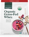 Natural Force Grass Fed Organic Whey Protein Possower  гофрирани, Mane Certified & Lab Tested for Toxins  гофрирани & Unflavored  горнище Keto Friendly, Low Carb и Kosher 5 паунда A2 Протеин