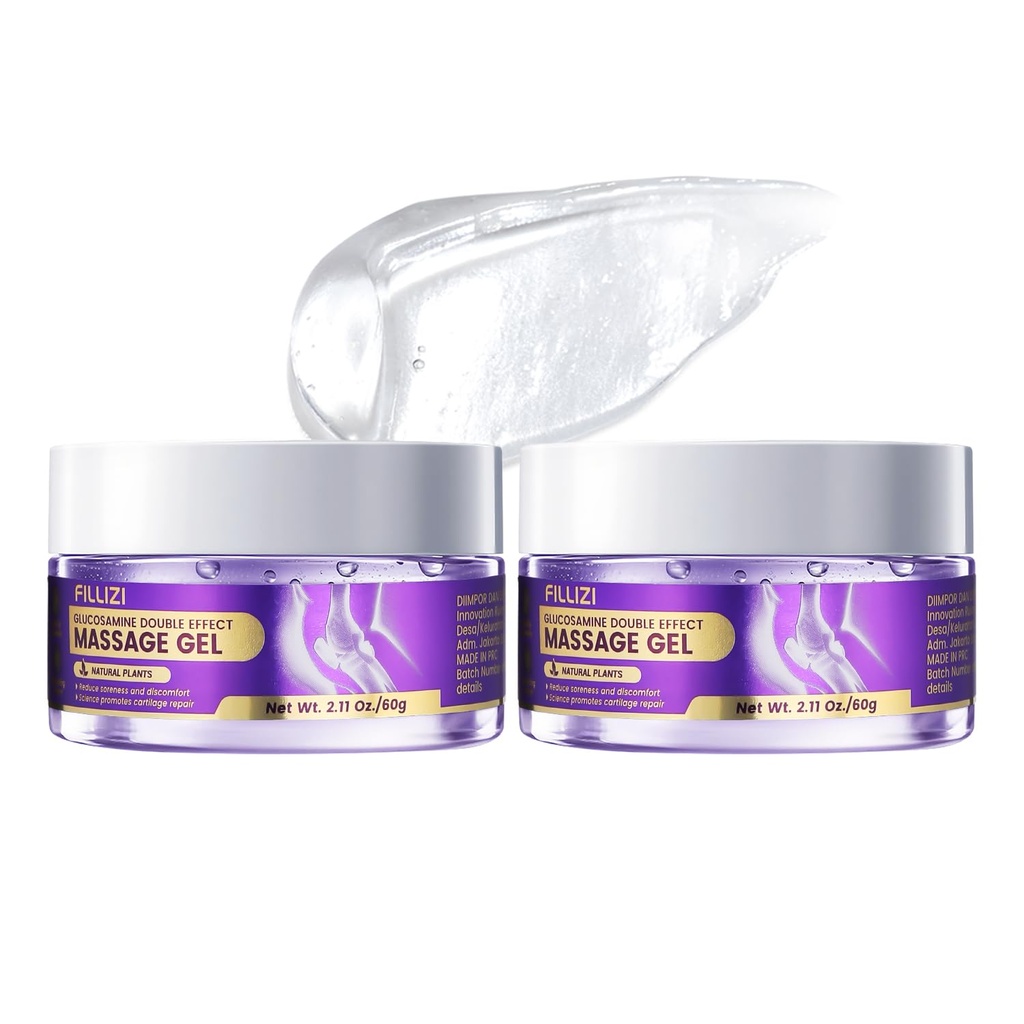 Soothing Pain Relief Massage Gel Joint Pain Care,Neck,Shoulders, Hands,Feet,Wrists,Whole Body,Rich in Extracted,Arnica & Turmeric (2)