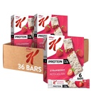 Special K Bar Protein Meal Bars, 12g of Protein, Good Source of Fiber, Strawberry (6 Boxes, 36 Count)