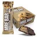 REDCON1 MRE Chocolate Chip Cookie Dough Protein Bars - 12 Count Snack Bars for Breakfast or Post-Workout