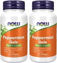 Zdaj Foods Peppermint Gels z ingver & Fennel Oils, 90 Softgels (paket z 2)