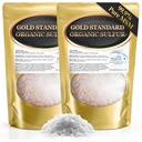 Gold Standard Organic Sulfur Crystals 2lb - 99.9% Pure MSM Crystals - High-Purity MSM Supplement Powder - Large Granular Flakes - 3rd Party Tested for Purity