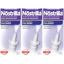 Nostrilla Nasal Decongestant Spray, Stuffy Nose Relief, 0.5 oz (3 Pack)
