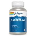 SOLARAY Flaxseed Oil 3000 mg with Omega 3 6 9, Flax Seed Softgels for Skin Health, Triple Omega Supplement, Non-GMO, Gluten Free, Lab Verified - 60-Day Guarantee - 33 Servings, 100 Softgels