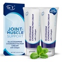 Dr. T Glucosamine Chondroitin Cream - Premium Formula with MSM and Collagen for Joint and Muscle Discomfort - Maintains Joint Strength, Flexibility & Muscle Mobility - 4.23 oz / 120g (2 Pack)