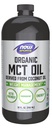 NOW Sports Nutrition, Organic MCT (Medium-chain triglycerides) Oil (in Plastic), 32-Ounce