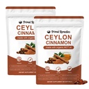 Ceylon Cinnamon Made with mct Oil, Primalremedies Ceylon Cinnamon,Gluten Free, Non-GMO, Highly Bioavailable - 300 Softgels (2PCS)