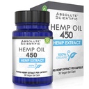 Absolute Nutrition Hemp Oil 450 Capsules 30ct - 100% Organic Hemp Capsules - Rich in Omega Fatty Acids 3 6 9 - Grown and Made in USA - with MCT Oil