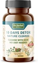 10 Days Detox Natural Cleanse with Ease No Diet Needed (60 Mini Softgels)