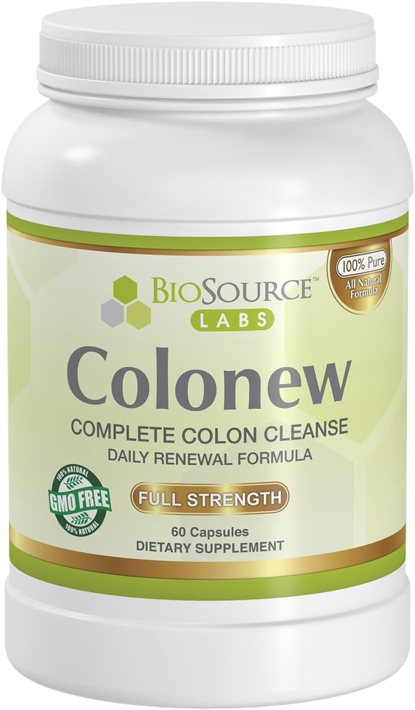 Colonew Complete Colon Cleanse naturale dezintoxicare Supliment pentru Daily Digestive Health, Nash Formula 