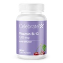 Celebrate Vitamins B-12 Quick Melt 1000 mcg with Folic Acid – 90 Tablets for Energy & Metabolism Support