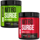 Jacked Factory Nitrosurge Pre-Workout in Grape & Fruit Punch Nitrosurge Shred Thermogenic Pre-Workout for Men & Women