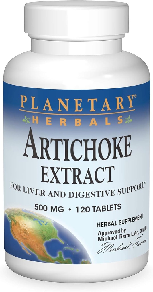 Planetárne byliny Artičoky Extract tablety, 500 mg, 120 gróf