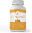 מרכיבים מקוריים טהורים של Bee Propolis, (100 קפסולות) Always Pure, No Additives Or Fillers, מעבדה מאומתת