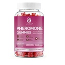 Pheromone Gummies for Women, Natural Pheromone Support Supplement with Maca Root, Fenugreek, Slippery Elm Bark, Vegan, Gluten-Free, No Sugar, 60 Gummies