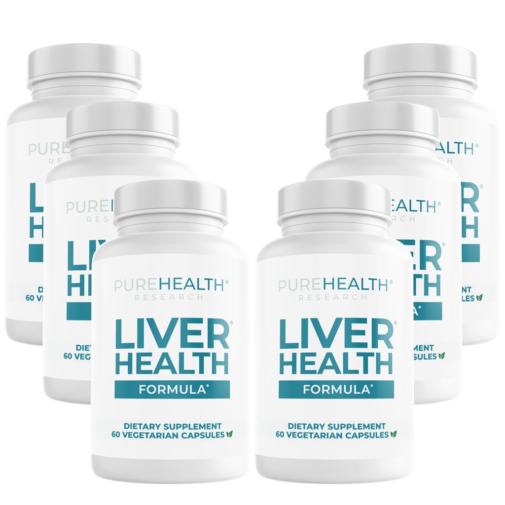 PUREHEALTH Research Liver Health – Liver Cleanse Detox & Repair Support Supplement- with Milk Thistle, Turmeric Powder, Dandelion, Artichoke, Beet Root, Ginger, L Cysteine HCL & More - 360 Capsules