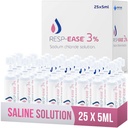3% Saline Solution for Moisturizing of The Airways - Sodium Chloride 3% for Nose, Nasal Cleanse for Adults and All Ages - 125ml / 4.23 fl oz