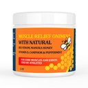 Beeswax and Honey Fast Acting Joint Muscle Bone Cream, Immediate Help for Back, Neck, Hand, Feet, Knee, Shoulder, Topical, Nerve, Plantar, Ankle, Foot Discomfort, Natural Added