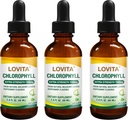 LOVITA Chlorophyll Liquid Drops, High Potency 120 mg/mL, 7,200 mg per Bottle, Natural Energy Booster & Immune Support, Internal Deodorant, Skin Health, Vegan & Non-GMO, Mint Flavor, 180 Servings